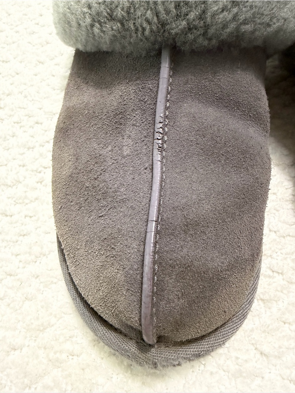 Ugg Scuffette II Regenerate Gray Slippers Women’s Size 9 - Picture 3 of 10